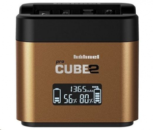 Hahnel PROCUBE 2 dupla t&ouml;ltő (Olympus) (1000 574.0)